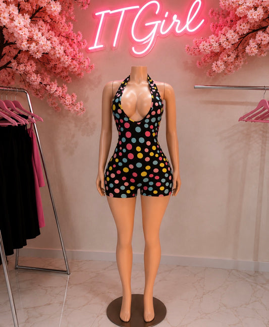 Cute Polkadot Romper