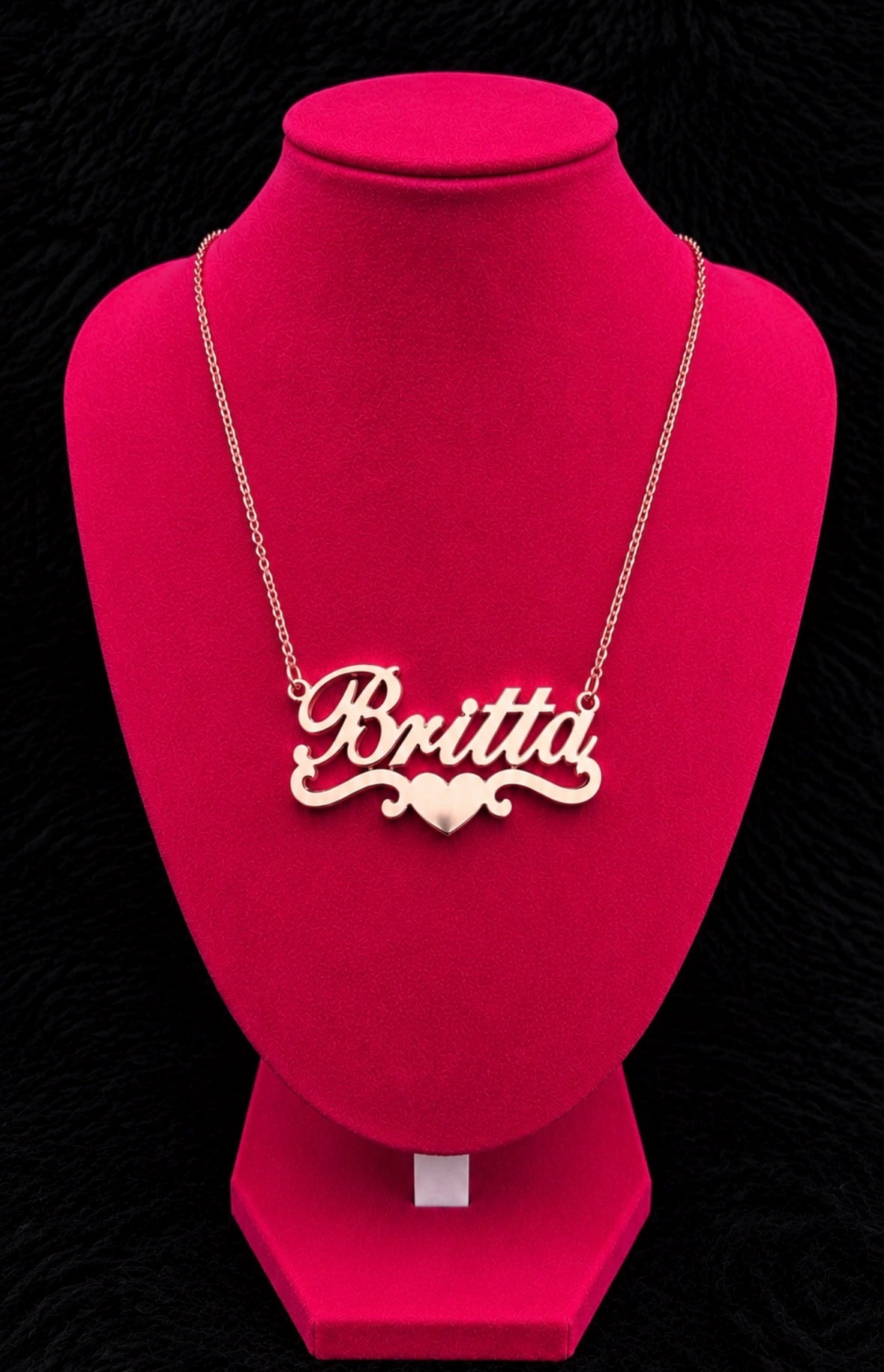 Custom Name Plate Necklace